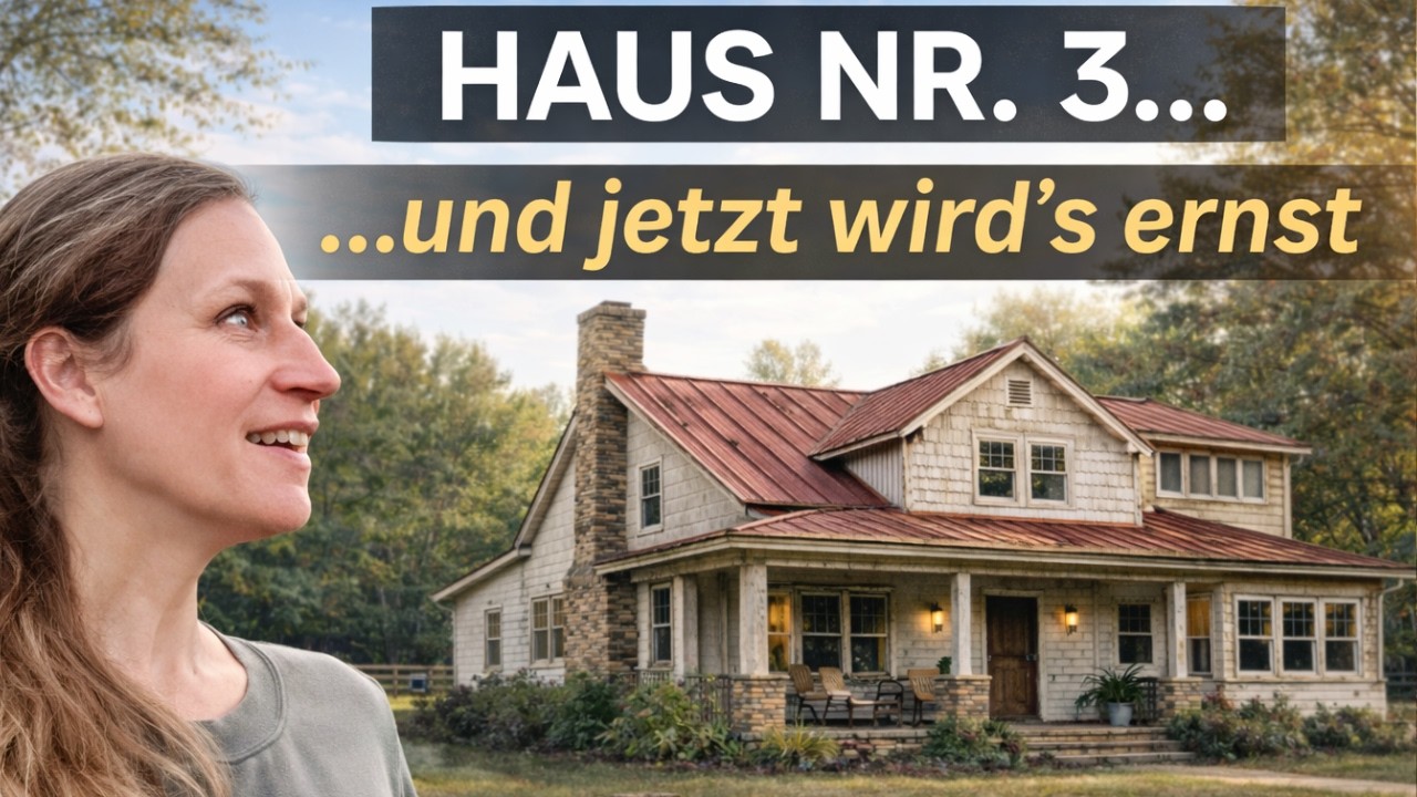 Haus Nr. 3 🇺🇸🌾 Mehr Land als geplant…