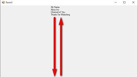 Create Running Text Using Timer in VB.NET