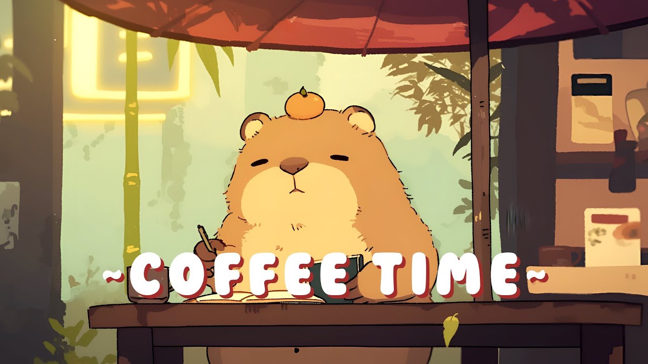 Capybara Chill Radio - Study Session Music Mix ~ Calm Energy ~ 🌸 ☕ | Focus Helper