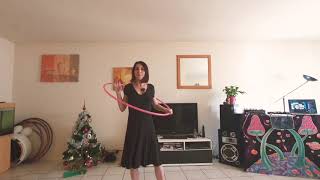 Hoop Dancing to music movie's Grease  //hulahoop