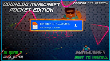 How to Download minecraft 1.17 on Android 2021.... in hindi.