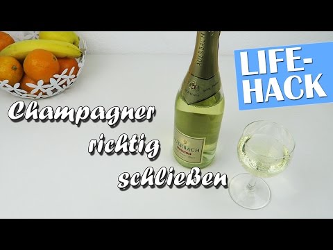 Video: Verschluss Einer Champagnerflasche