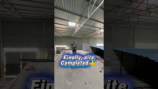 15,000 SQFT shed has been completed with high-quality steel structure || Shokeen Roofing india