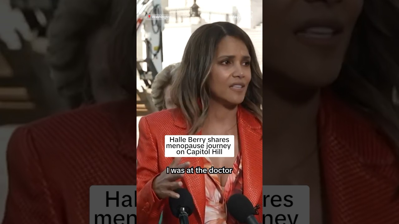 Halle Berry shares menopause journey on Capitol Hill Halle Berry shares menopause journey on Capitol Hill