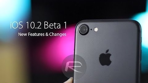 iOS 10.2.1 Beta 1 Relesed : What