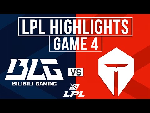BLG vs TES Highlights Game 4 | LPL 2024 Summer Playoffs | Bilibili Gaming vs Top Esports