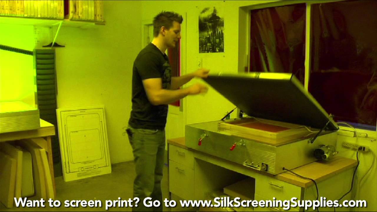 How to Screen Print - Detailed instruction - Screen Printing 101 DVD pt ...