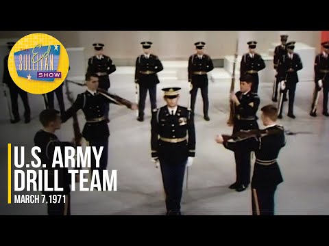 U.S. Army Drill Team "Precise Marching And Rifle Drill" on The Ed Sullivan Show