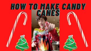 How To Make Candy Canes From Scratch Christmas Recipe