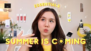 Summer Essentials ☀️ รวมไอเทมหน้าร้อนต้องมี! สกินแคร์ เมคอัพ etc. ซัมเมอร์นี้รอดชัวร์! | Jib Jannapa