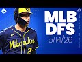 MLB DFS Picks & Strategy for DraftKings & FanDuel (5/14/26)