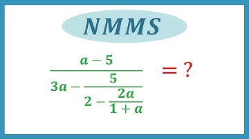 #How to Simplify #NMMS Exam Question #Olympiad Exam #Algebraic Expressions.