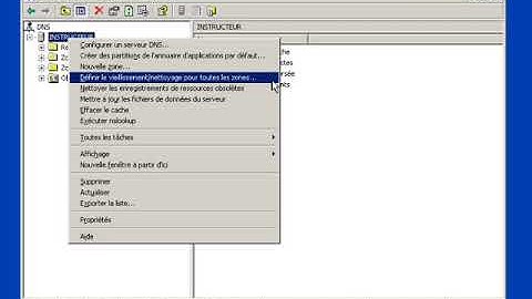 Définition des paramètres de vieillissement et de nettoyage pour un serveur DNS