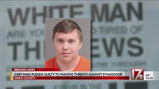 Cary man pleads guilty to making threats against synagogue