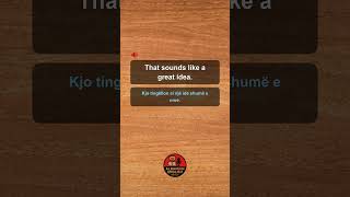 English Listening Practice #shorts - "That sounds like a great idea." Listen and repeat every day!