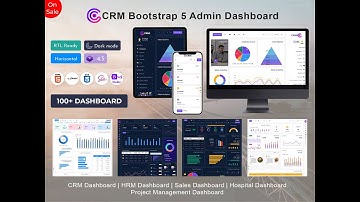 CRMi Admin is Most Powerful CRM Ui Framework With Creative Dashboard Design