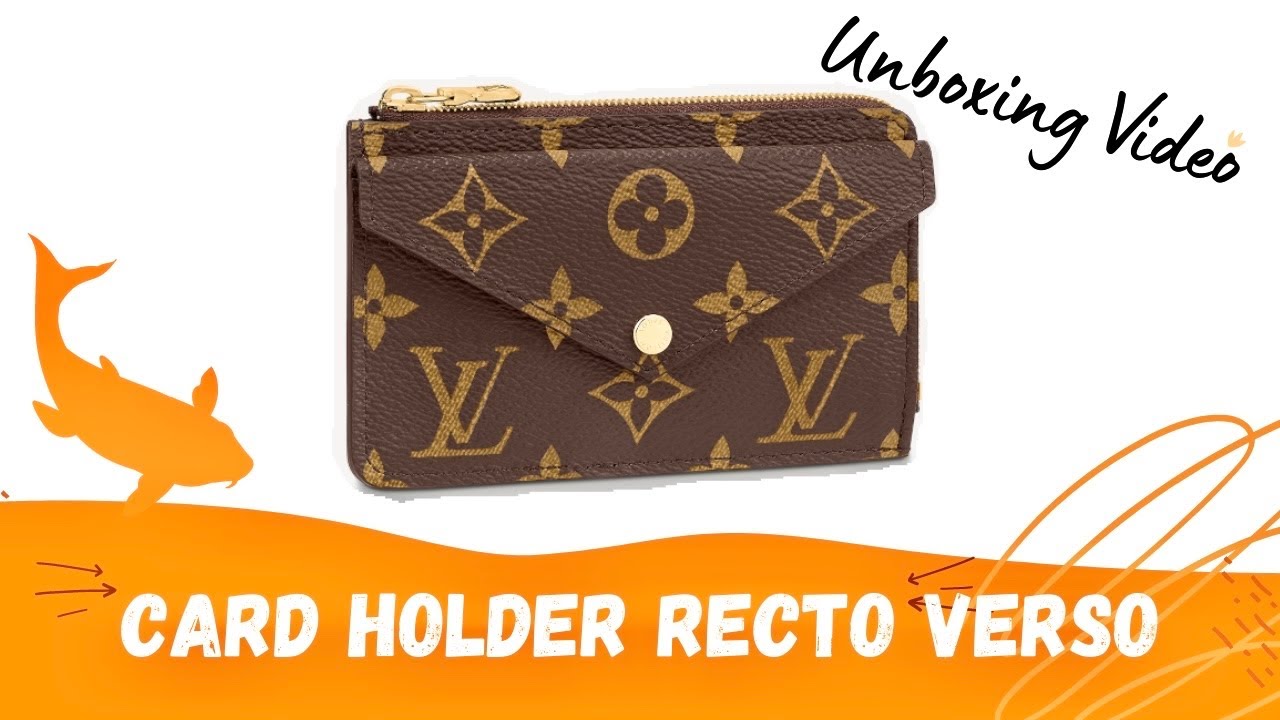 Louis Vuitton UNBOXING Card Holder Recto Verso Monogram Empreinte REVIEW-  What fits inside?? 