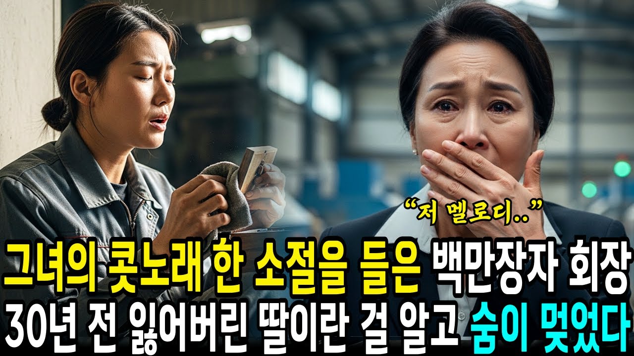 백만장자 회장님은 30년전 잃어버린 딸을 찾았습니다. 한시도 잊지 않고 살았던 남편과 딸을 이어준 콧노래 | 사연라디오 | 오디오북 | 삶의지혜 |