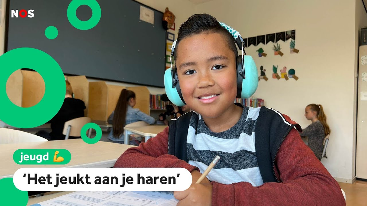 Lawaai in de klas? Veel kinderen zetten een koptelefoon op