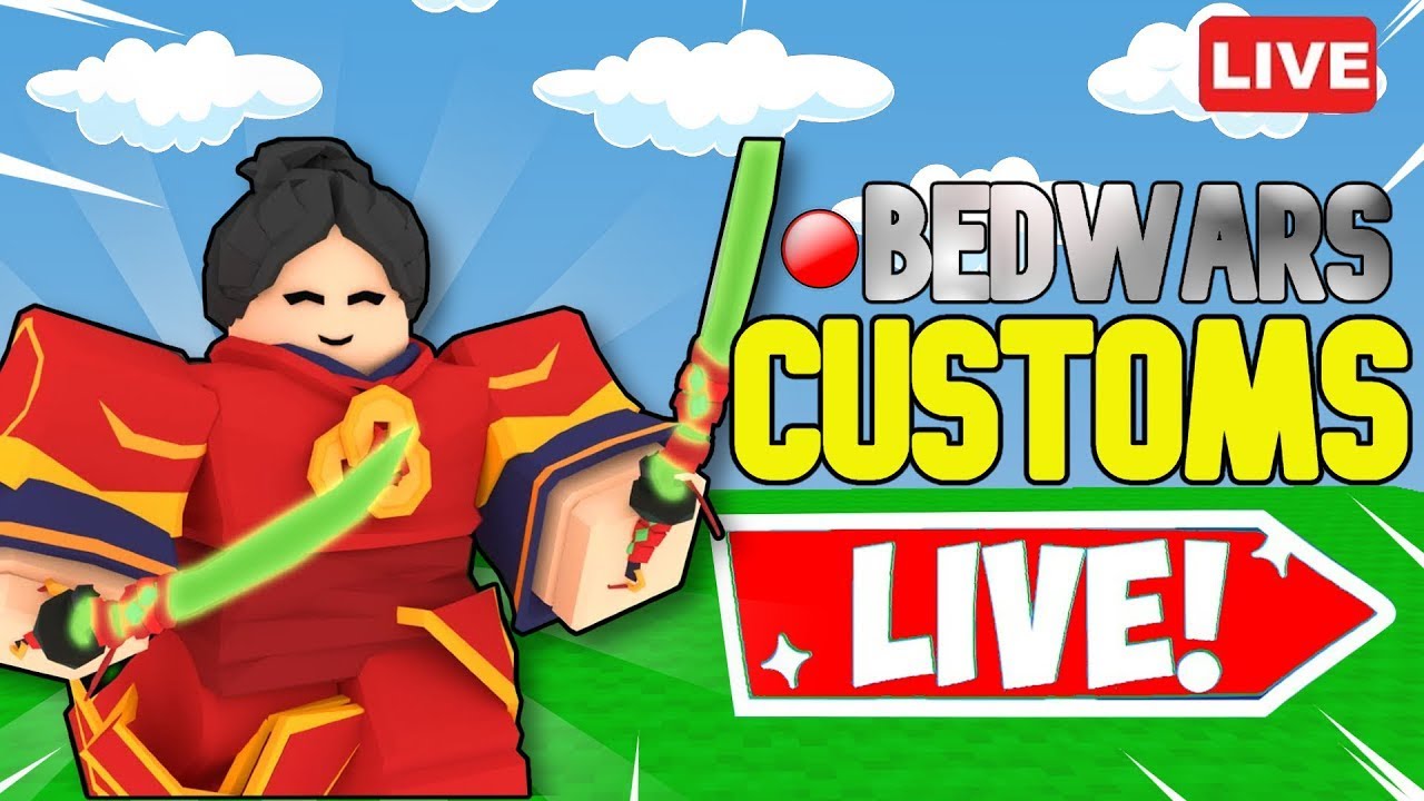CUSTOM MATCHES ROBLOX BEDWARS HIDE AND SEEK PLAYING ROBLOX