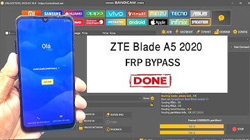ZTE A5 2020 Frp Bypass Unlock tool 2025
