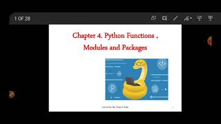 Lecture no 13:- Functions in Python |Programming with Python