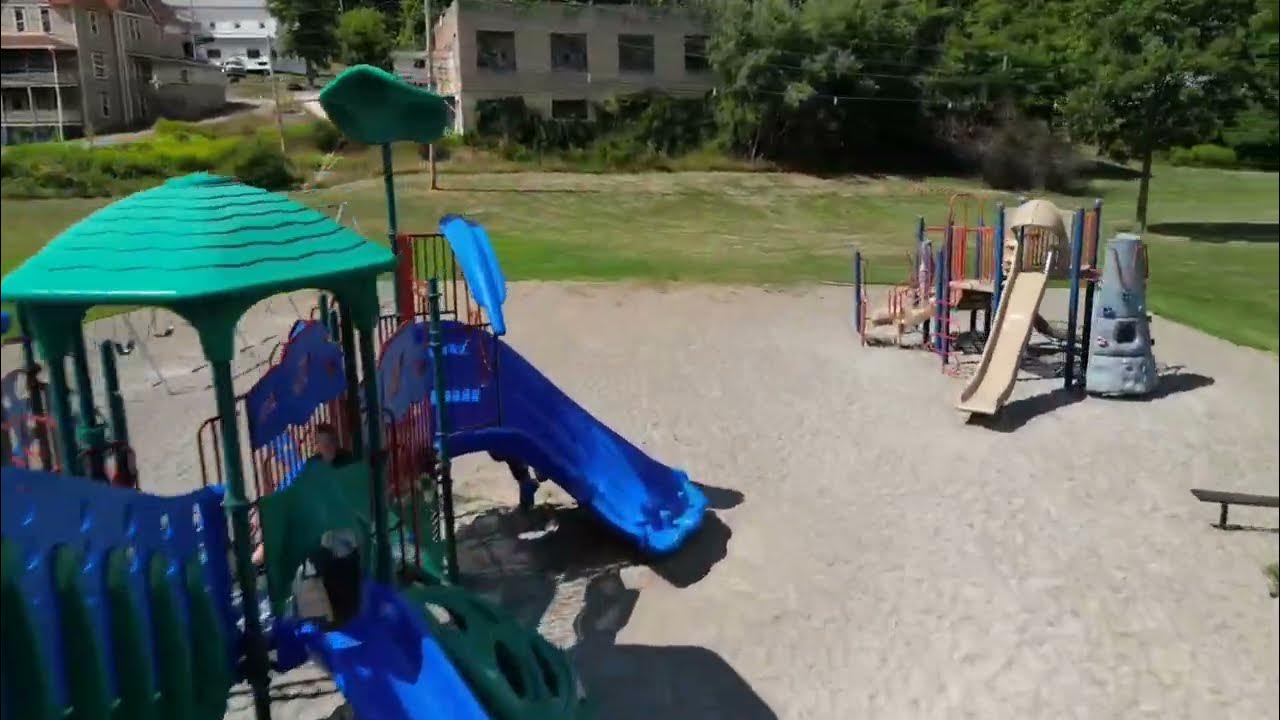 Galeton Area School Aerial Drone Footage (Potter County, Pennsylvania