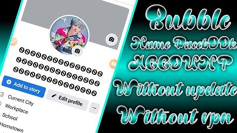Bubble name facebook id / How to make bubble name id without update and vpn / bubble name fb account