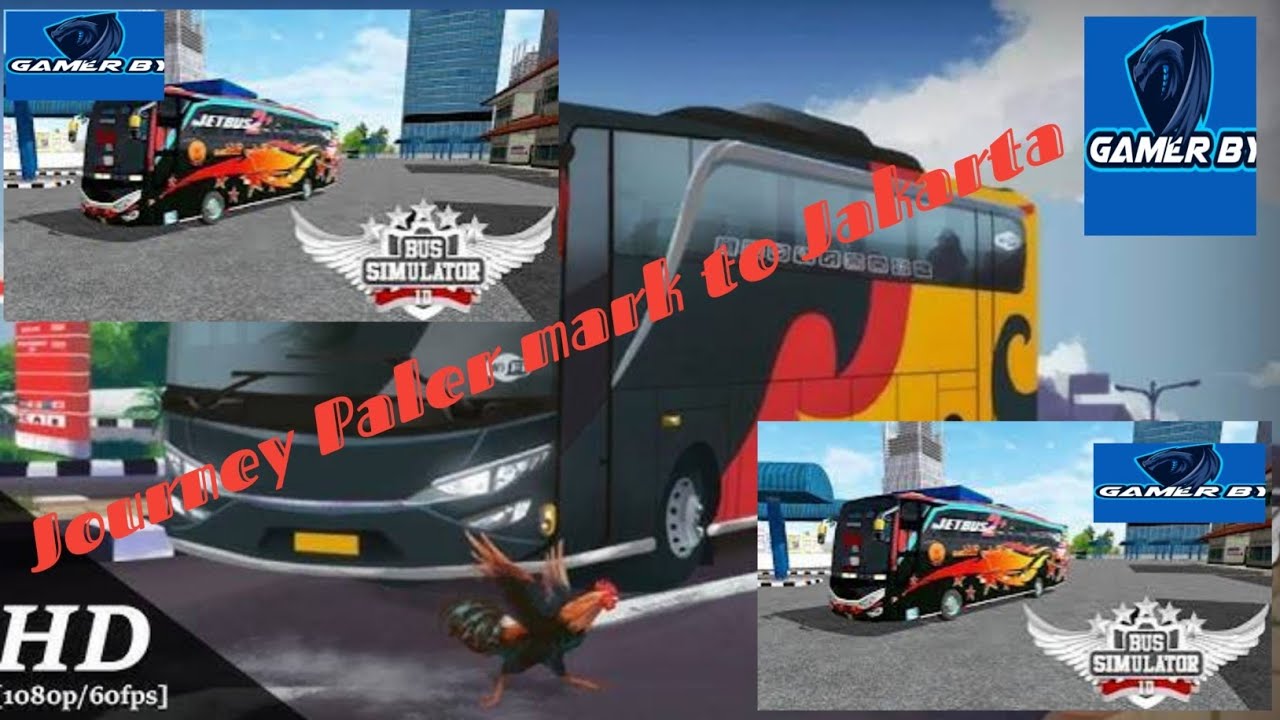 Bus Simulator Indonesia | Journey from Palembang to Jakarta