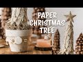 Diy paper christmas tree  cricut christmas project