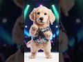 Disco Puppy Steals the Stage 🐶✨ | Cutest Performance Ever! #puppy #dogshorts