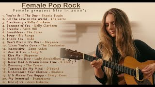 Female Pop Rock | Greatest Hits of 90's and 2000's | Music n'dBox - popular rock songs 2000s