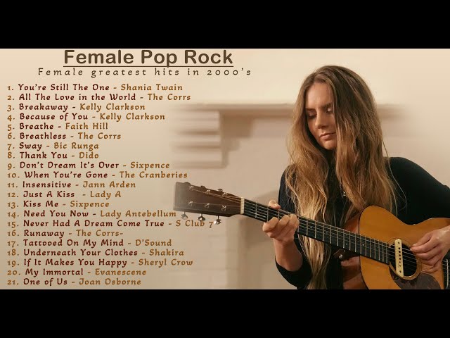 Female Pop Rock | Greatest Hits of 90's and 2000's | Music n'dBox class=