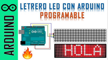 ⭐ Letrero LED Programable con Arduino || MAX7219