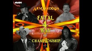 Wwe Armageddon 2004 - Official And Full Match Card Hd Vintage