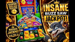 Epic $10,000 GRAND JACKPOT on a $7.50 Bet Using FREE PLAY at the Casino! HUFF N’ PUFF screenshot 4