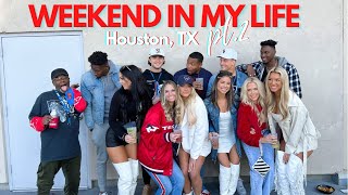 WEEKEND IN MY LIFE (PT. 2): come with us to Houston Texas for the Weekend/ Texans game!!!