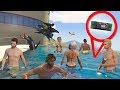 I hid sticky bombs in a pool then invited people to a pool party. | GTA 5 THUG LIFE #278