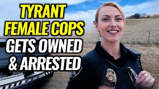 Tyrant Female Officer Gets Owned Has A Meltdown | First Amendment Audit