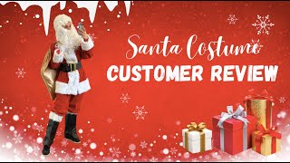 Trying On A Santa Claus Outfiti Got This Santa Clause Costume On Amazon Here Is My Honest Review