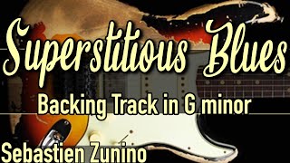 Superstitious Blues Backing Track in G minor