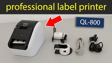 Professional Label Printer. Brother QL-800 – Unboxing and demonstration