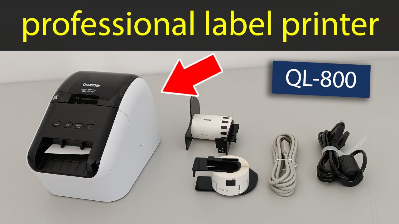 Professional Label Printer. Brother QL-800 – Unboxing and