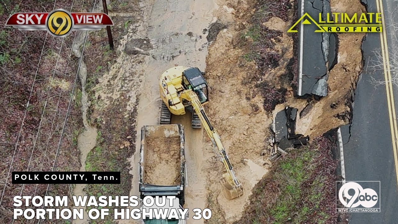 Long term closure:' Portion of Highway 30 in Polk County washes