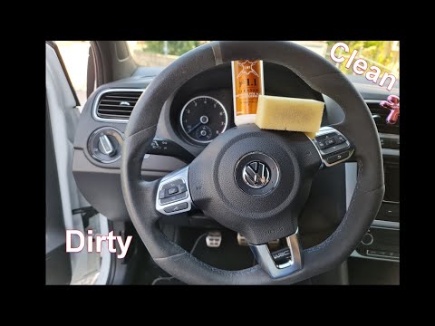 Kako ocistiti alkantara volan? How to clean Alcantara steering wheel?Ledermax - Uradi sam - DIY