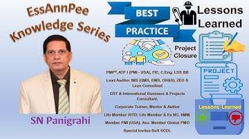 Best Practices in Lessons Learned in a Project