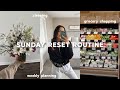 SUNDAY RESET ROUTINE | weekly planning, grocery shopping, cleaning & more!