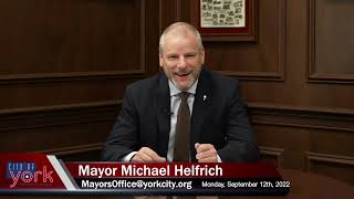 Mayor's Monday Message 9/12/2022