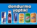 İçeceklerden Dondurma Yaptık (Şalgam, Red Bull, Fruko, Fanta, Lipton)