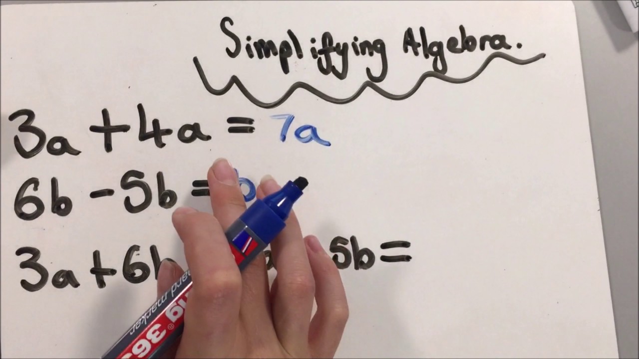 Maths @ Coombeshead - Simplify Algebra - YouTube